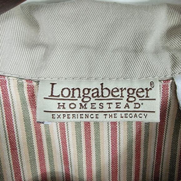 Longaberger Homestead Women's Size Medium Full Zip Khaki Color Jacket - Picture 2 of 8